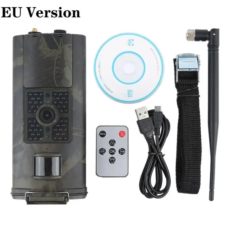 EU Version HC700G охотничьи камеры SMS Пульт дистанционного управления полностью автоматический ИК 16MP 1080P EU US автоматический 2,0 дюймов ловушка ночного видения HU - Цвет: EU Version