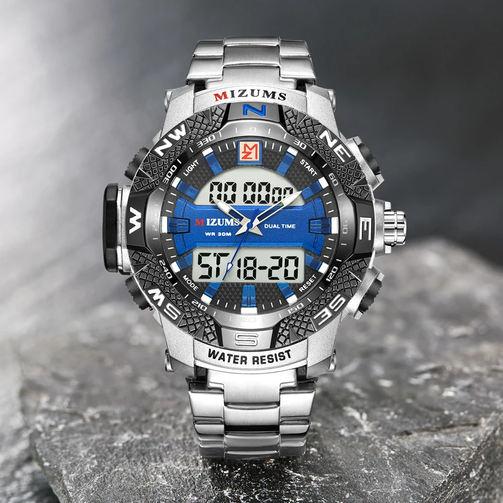 wholesale Military Watches Men Luxury Brand Full Steel Watch Sports Quartz Multi-function LED Waterpoof Gold Wristwatch Relogio Masculino 2019 drop shipping (16)