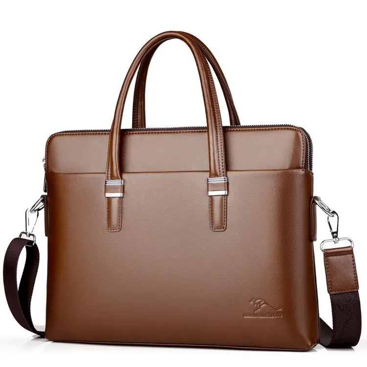 

Men's Bag Briefcase Men's Business Simple Men Bag Men's Bag Shoulder Bag ruan pi bao Shoulder Bag Handbag