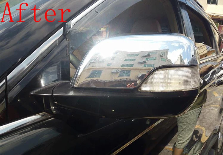 For 2007-2010 2011 HONDA CR-V CRV chrome exterior rear view mirror strip trim