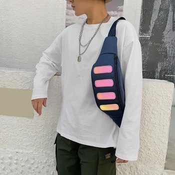 

Fashion Waist Bag Nylon Classic Leisure Casual Portable Durable Chic Fanny Pack Crossbody Mobile Phone Zipper Pouch