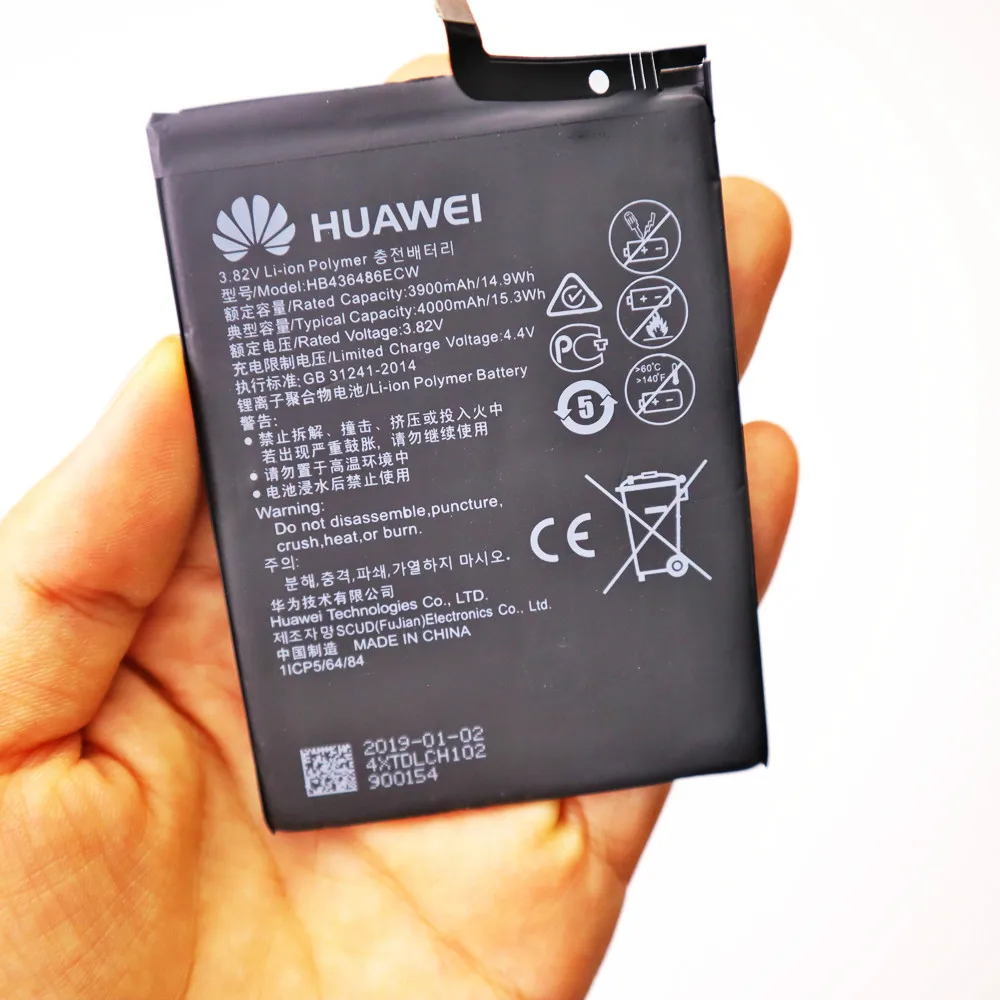 Сменный аккумулятор для телефона HB436486ECW 3900 мАч для huawei mate 10/mate 10 Pro/P20 Pro батареи с бесплатными инструментами