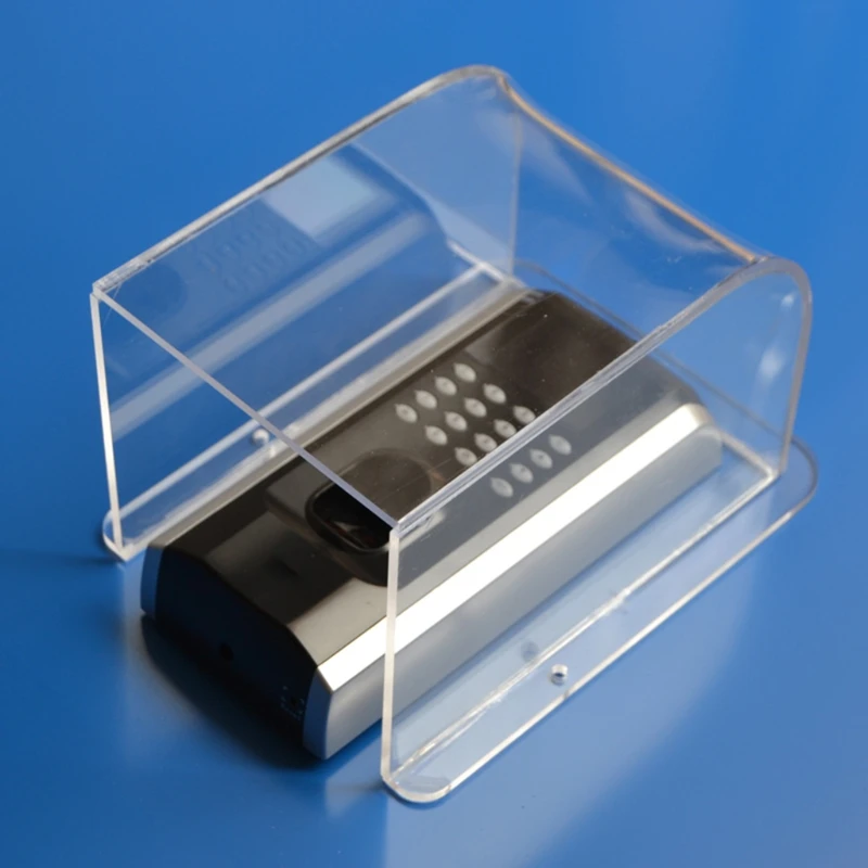 Tanie 1 Pc metalowa klawiatura plastikowa osłona przeciwdeszczowa wideodomofon przezroczysta wodoodporna