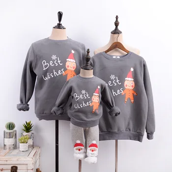 

2020 Newest Father and Son Sweaters Mom Baby Outfits Mother Kids Daughter Matching Clothes for Family Clothing Top Sweatshirts