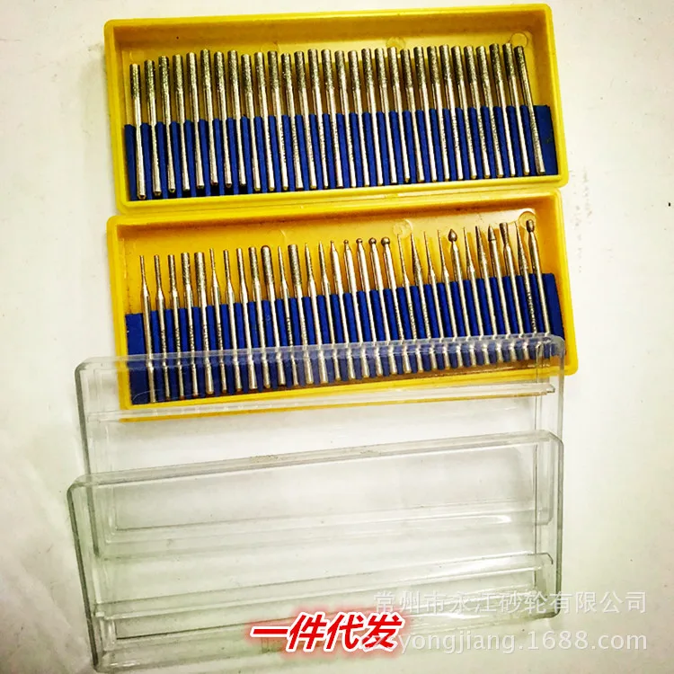 Diamond Grinding Needle 3mm Handle Diamond Frotton Cone Diamond Grinding Head Diamond Frotton Currently Available Supply