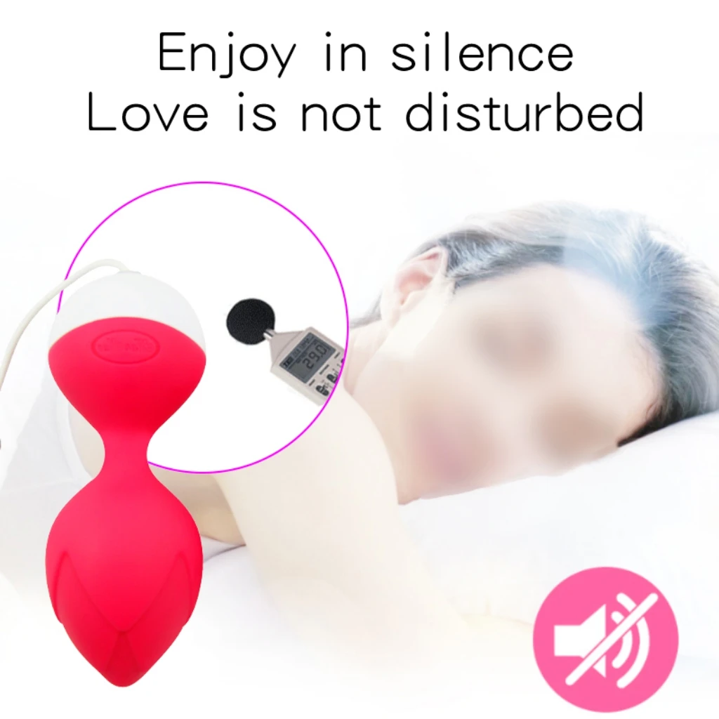 Remote Control Powerful Vibrating Pulsing Vaginal Tightening Stimulating Training Kegel Ball Exerciser Massager Masturbator