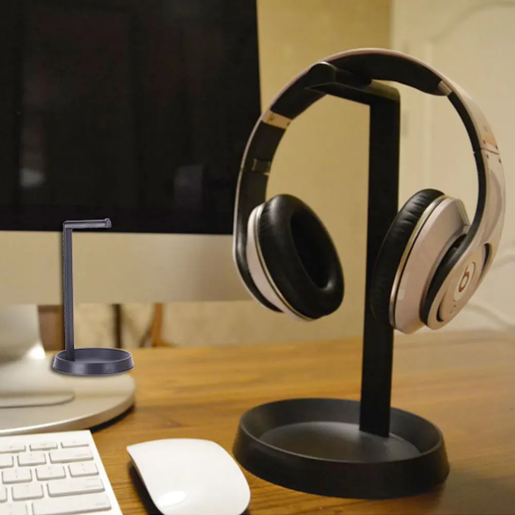 Headphone Stand Aluminum Holder Headset Holder Earphone Storage Rack Wall Desk Display Stand Ergonomic Design Save Space