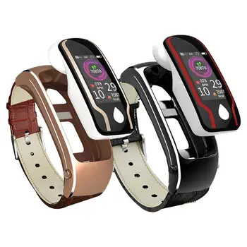 

Y9 Smart Bracelet Bluetooth Headset Combo Call Heart Rate Sports Step Multi-function Waterproof Talk Bracelet 2-in-1 Bracelet