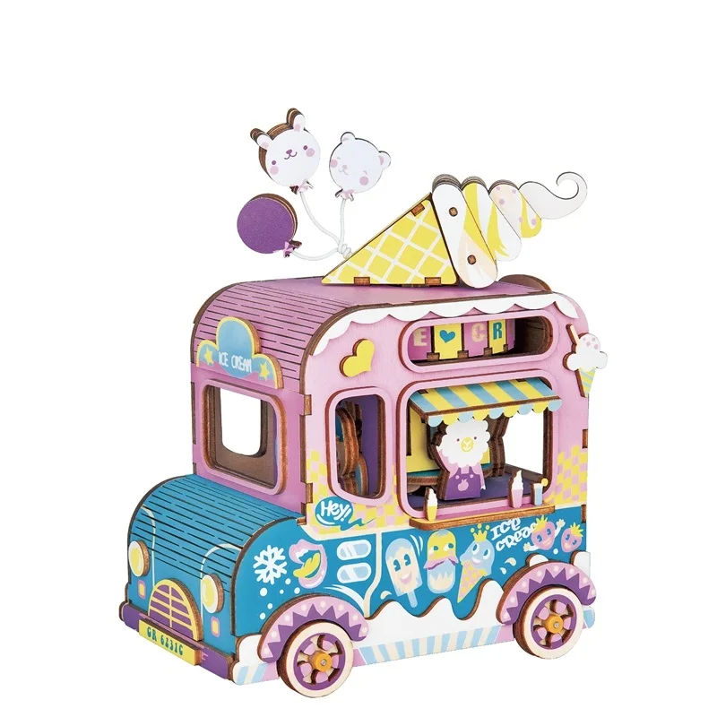 Moving flavor Новое поступление DIY 3D Kitty балетная деревянная игра головоломка сборка подвижная Музыкальная Коробка игрушка подарок Dor дети взрослые подарки на день рождения - Цвет: Moving flavor