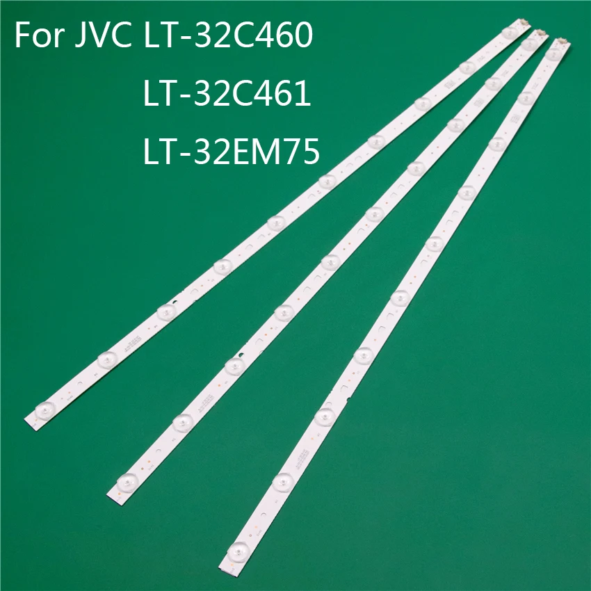 Светодиодный ТВ подсветка для JVC LT-32C460 LT-32C461 LT-32EM75 3" светодиодный бар Подсветка металлических полос линейка V320BJ6-Q01 LC320DXY LSC320AN02