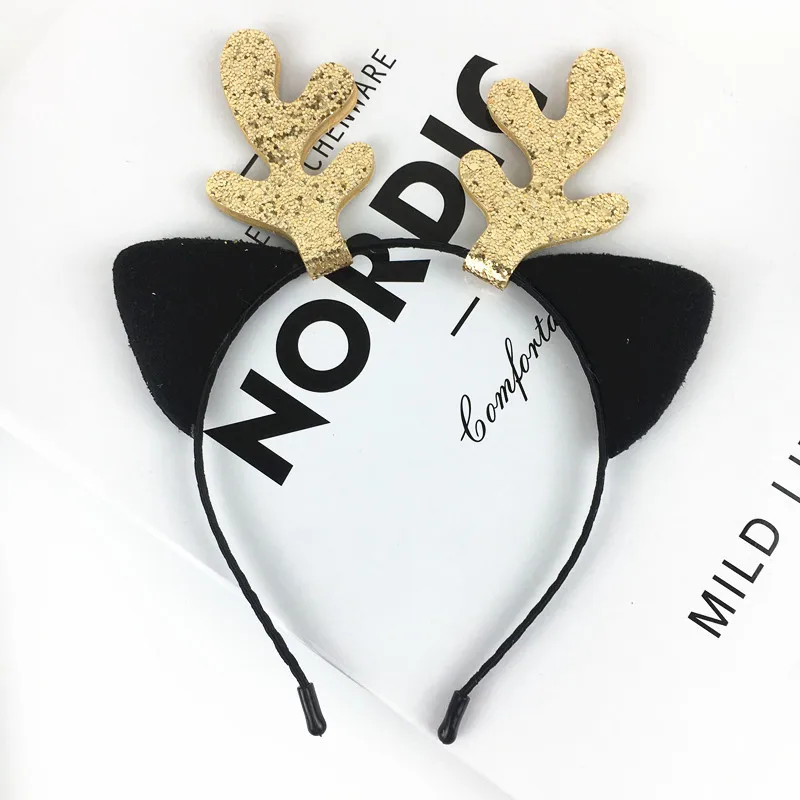 Antler Headband Christmas Moose Adult Headdress | Красота и здоровье