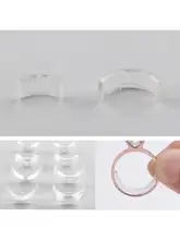 Шт невидимое кольцо Размер регулятор для свободных колец приспособление