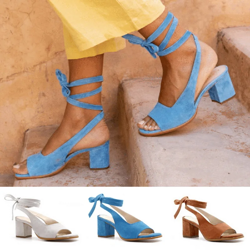 

2020 Ankle Strap Sandals Shoes Women Sexy Sandals Lady High Heels Design Women's Cross Strap Bandage Shoes Lady Party Female