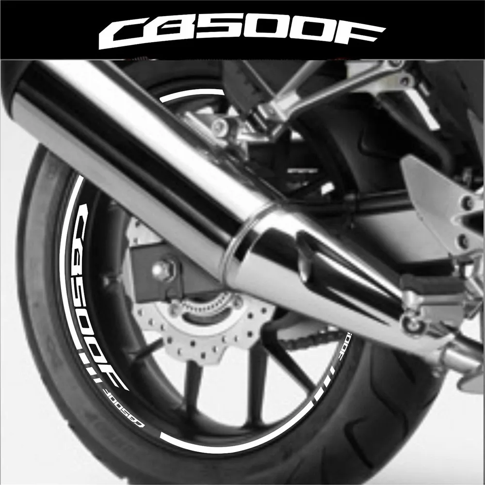 Наклейка на мотоцикл и аппликация концентратора светоотражающие декоративные аппликация шины полоса пленка для Honda cb500f cb 500f