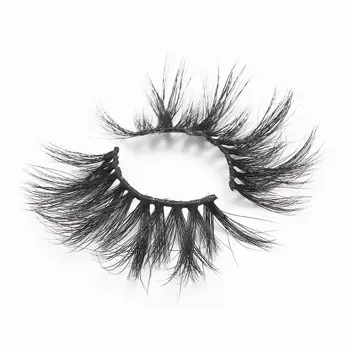 

LISM 25mm Lashes 5D Mink False Eyelashes Fluffy Soft Eyelashes Dramatic Hand made Lash Thick Makeup False Eyelash 100 Pairs