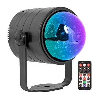 

The new Bluetooth music troll star lights colorful rotating crystal magic ball flash stage lights