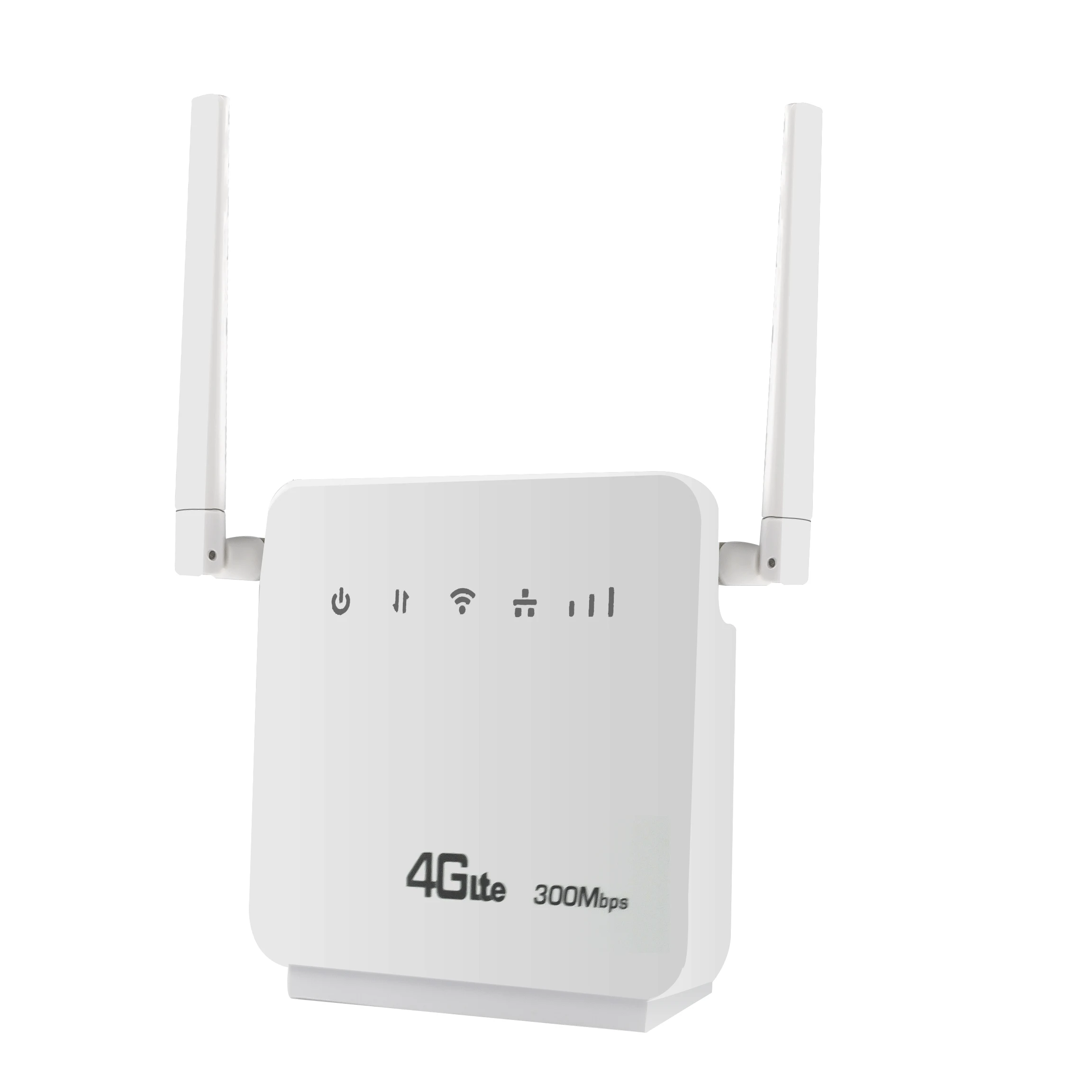 Unlocked 300Mbps Wifi Routers 4G LTE CPE Mobile Router with LAN Port Support SIM card and 2