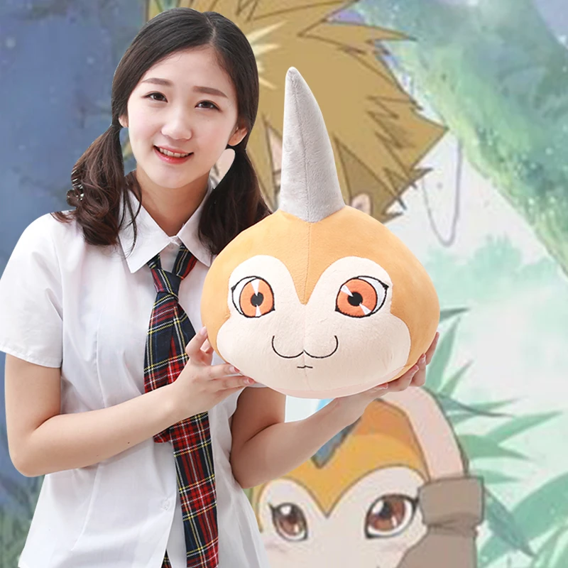 Tunomon плюшевая анимэ кукла Digimon Adventure DIGITAL X-evolution ишида Ямато Единорог игрушка мягкая мини подушка 45 см для подарка