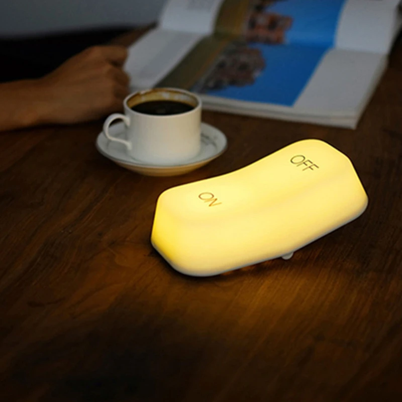 Creative On-Off Touch Switch Bedside lamp Usb Charging Led Adjustable Brightness Night Light Gravity Sensor Bedside Lamp