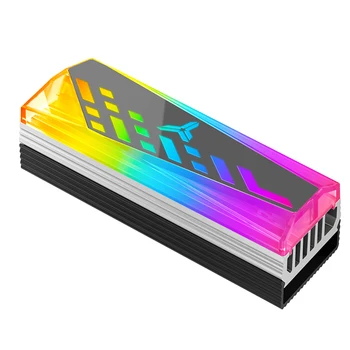 

JONSBO 5V A-RGB M.2 SSD Hard Disk Heatsink Heat Dissipation Radiator Cooling Silicon Therma Pads Cooler for M2 NGFF 2280