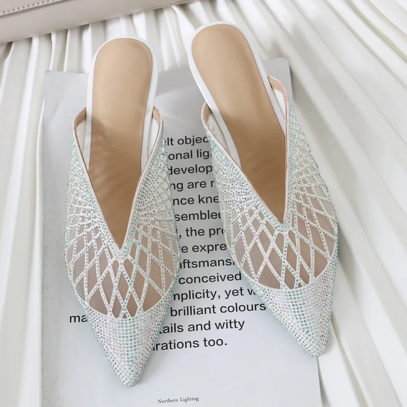 2019 Фирменная новинка в Корейском стиле модный стильный со стразами Босоножки