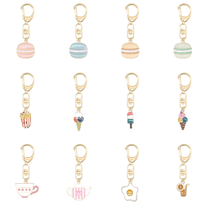 Новинка 2019 простой женский брелок для ключей в форме ракушки мороженого из