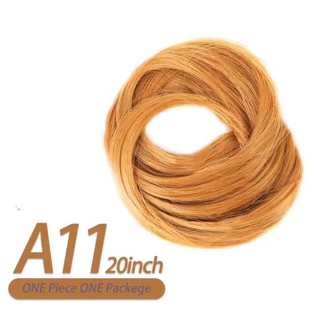 AIYEE Hair Extensions Pure RainBow Hairpiece Clip In Hair Piece Synthetic Long Straight Ombre Pink Red Rainbow Hair Piece A11