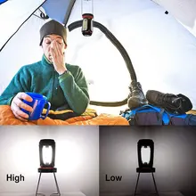 Rechargeable COB Work Light LED Flashlight Camping Light 6 Modes Deformable Fancy Lighting with USB Cable new