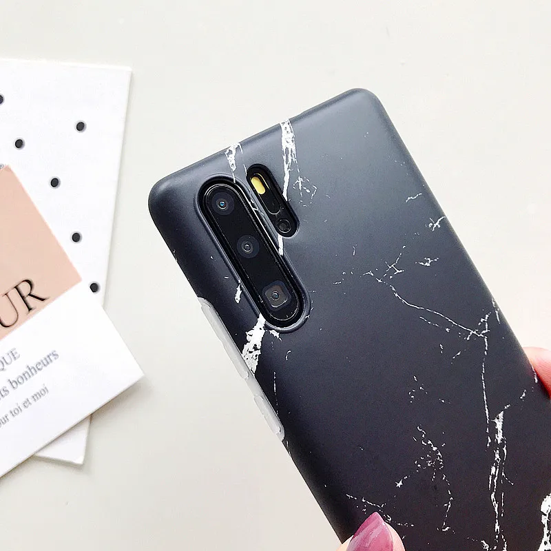 Матовый мраморный чехол для huawei mate 20 P20 Pro Lite P30 Pro Lite Note 3i 4, мягкий силиконовый чехол-бампер для телефона