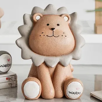 

Lion Piggy Bank Coin Bank Home Decoration Attract Piggy Bank Piggy Bank Big Savings Box Coin Children Christmas Gift