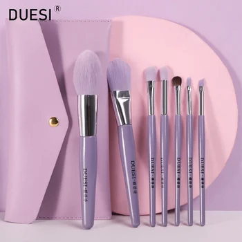 

DUESI 7Pcs/Bag New Makeup Brushes Set High Quality Foundation Highlighter Eyeshadow Eyebrow Synthetic Hair Cosmetics Brush Tools