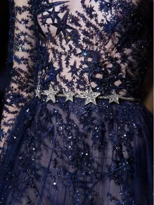 Fashion show leather rope women waist chain Flash drill five-pointed star ladies dress belt accessories
