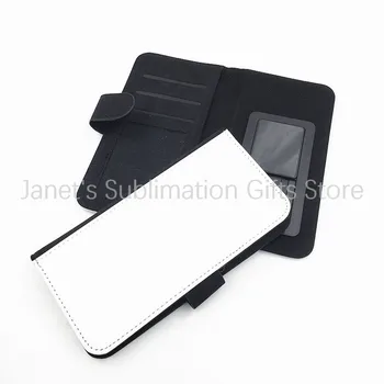 

Sublimation Leather Cover Phone Case Universal 6.1 inch PU Flip Cover With Card Slot Pocket