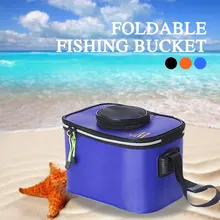 Прочный рыболовный ведро, рыболовные сумки EVA, аксессуары для удовольствия, складное ведро для путешествий с водой, прочная многофункциональная сумка для хранения на открытом воздухе