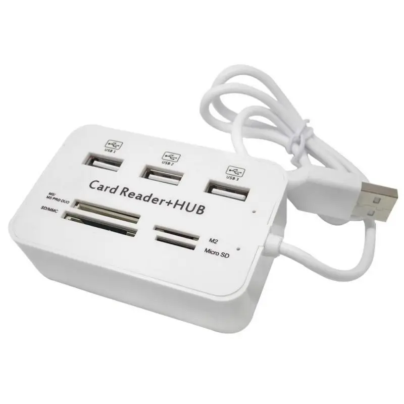 Usb-концентратор 3 порта USB Передача данных MS/M2/SD/MMC/TF концентратор-картридер