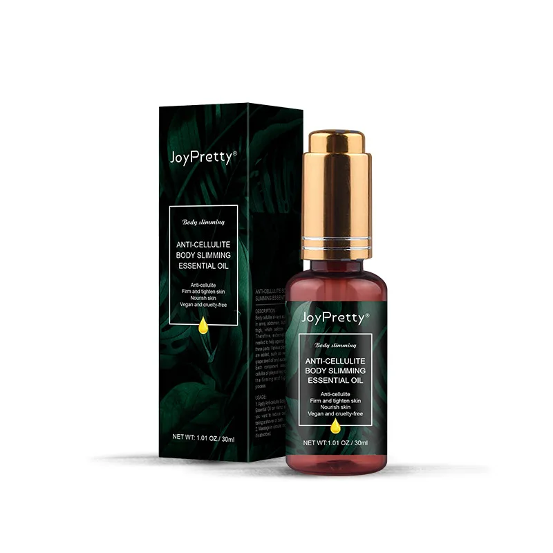 Антицеллюлитное масло для массажа JoyPretty 30 мл/бутылка 3 бутылки | Красота и