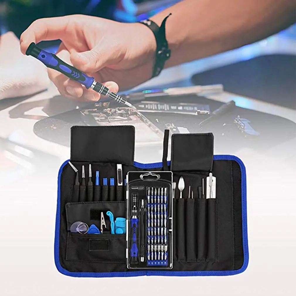75 in 1 Precise Screwdriver Set For Cell Phone Torx Slotted Hex Bit Disassemble Repair Tool Kit A Set Of Keys Universal Tools