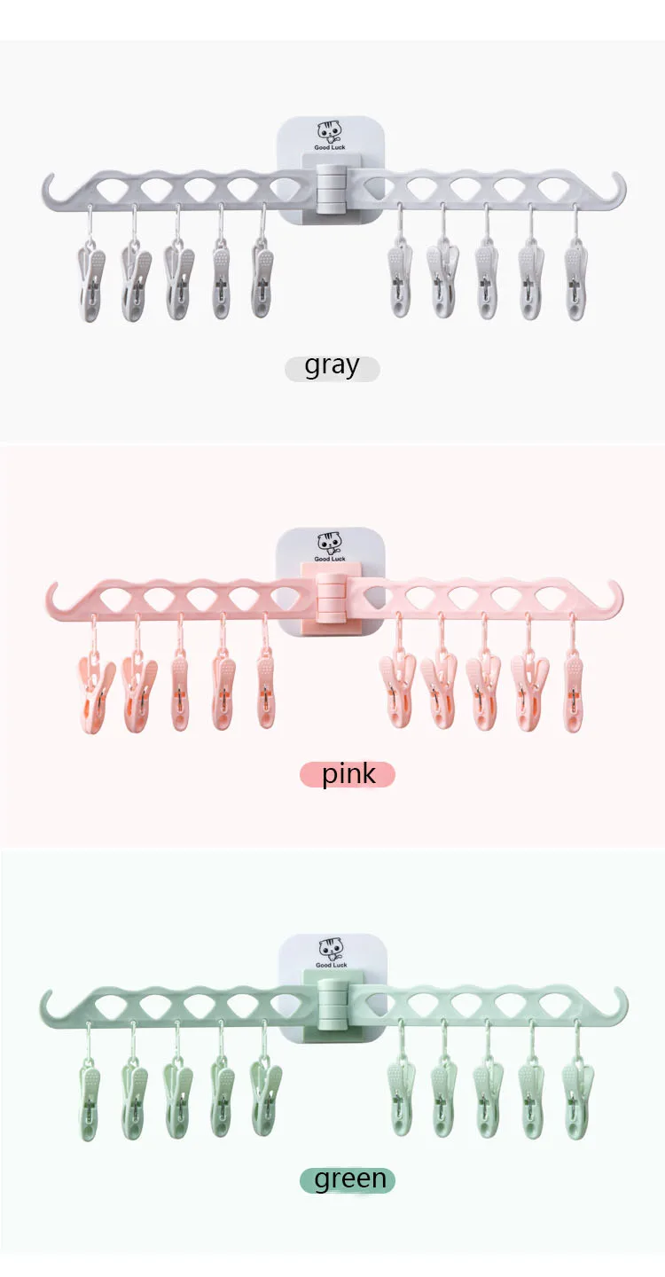 Вешалки для одежды, органайзер, многопортовая поддержка, детская одежда, сушка пластиковых носков для шарфа, вешалка для хранения, прищепки, одежда