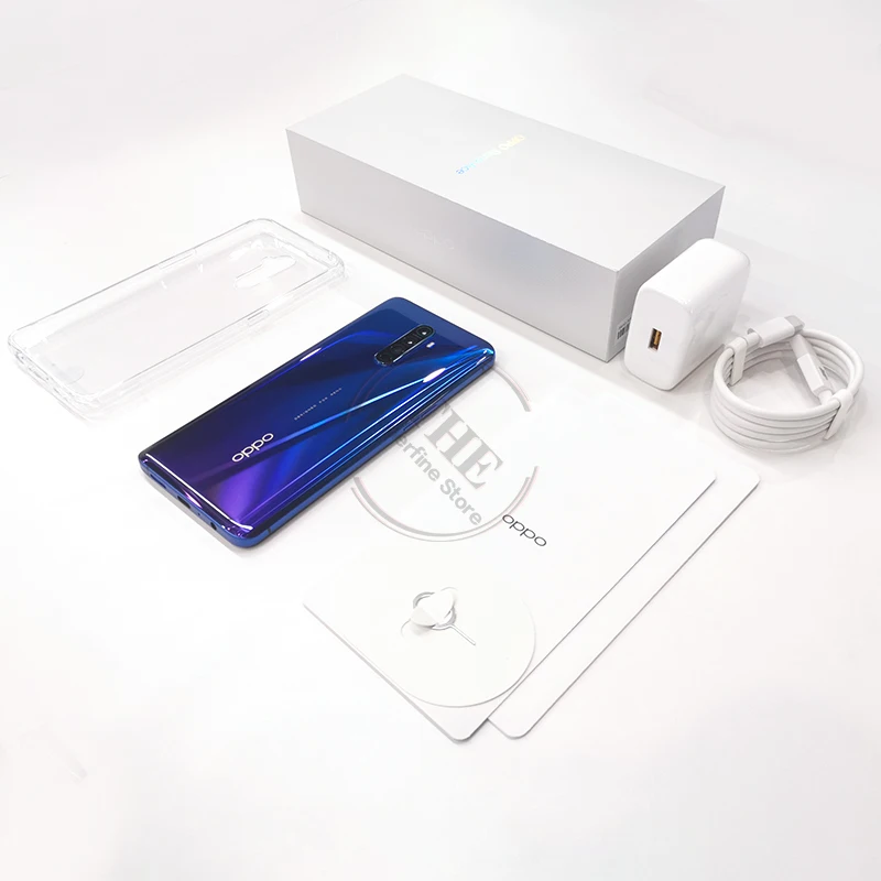OPPO Reno Ace Поддержка Google Play NFC Global rom OTG type C 8 Гб 128 ГБ МП 65 Вт Super VOOC 90 Гц gps wifi мобильный смартфон