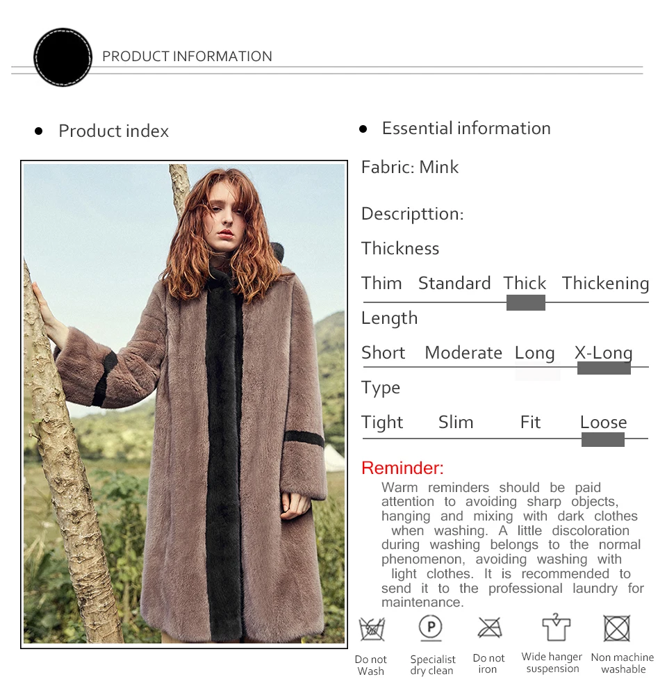 Ftangaiur зимняя импортная бархатная норковая шуба с меховым капюшоном, полосатая норковая шуба, Женская длинная шуба из натурального меха норки