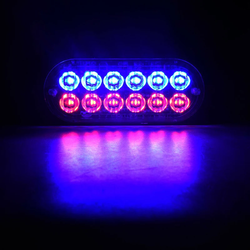 4 шт. 12-Led Янтарная вспышка мигание восстановление стробоскоп автомобиля аварийный сигнал Led оранжевый гриль пробой светильник противотуманный светильник маяк
