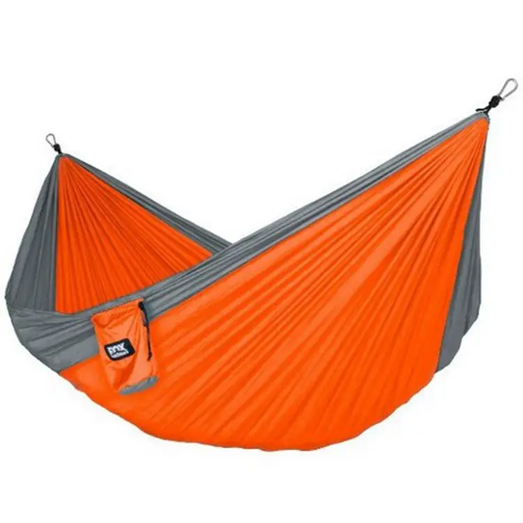 

Hammock Wholesale Orange Sapphire Blue Parachute Cloth Nylon Hammock 320X200 Double Outdoor Camping Casual Supplies