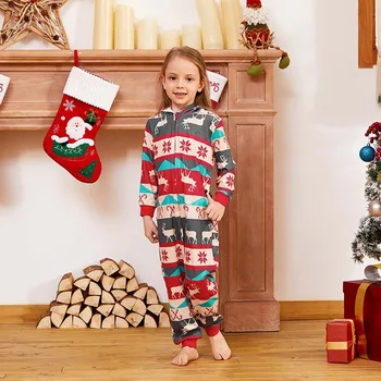 

Child Pajamas Sets Christmas Two Pieces Sets Sleepwear New Year Home House Pajamas Winter Autumn Indoor Pijama Nightwear Kids