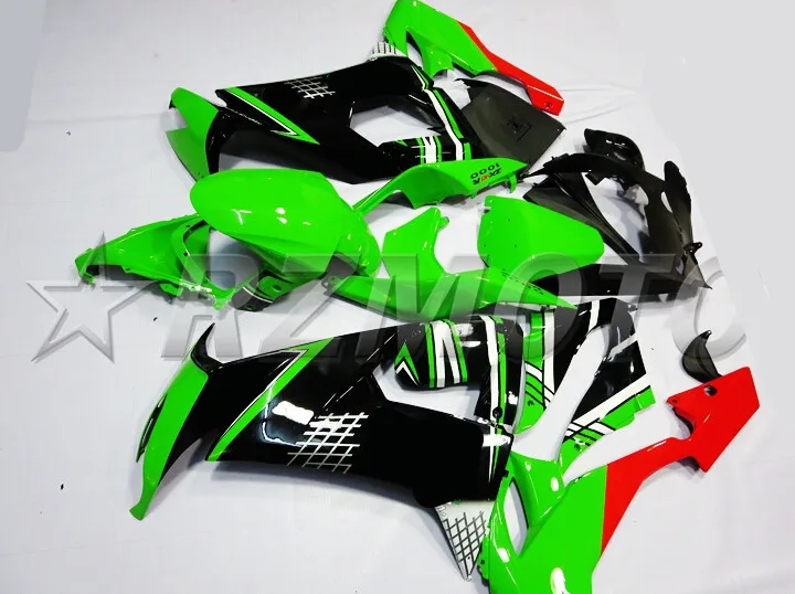 4 подарки Лидер продаж ABS полный обтекатель комплект подходит для Kawasaki Ninja ZX-10R ZX10R 2008 2009 2010 08 09 10 Обтекатели набор красный зеленый BR
