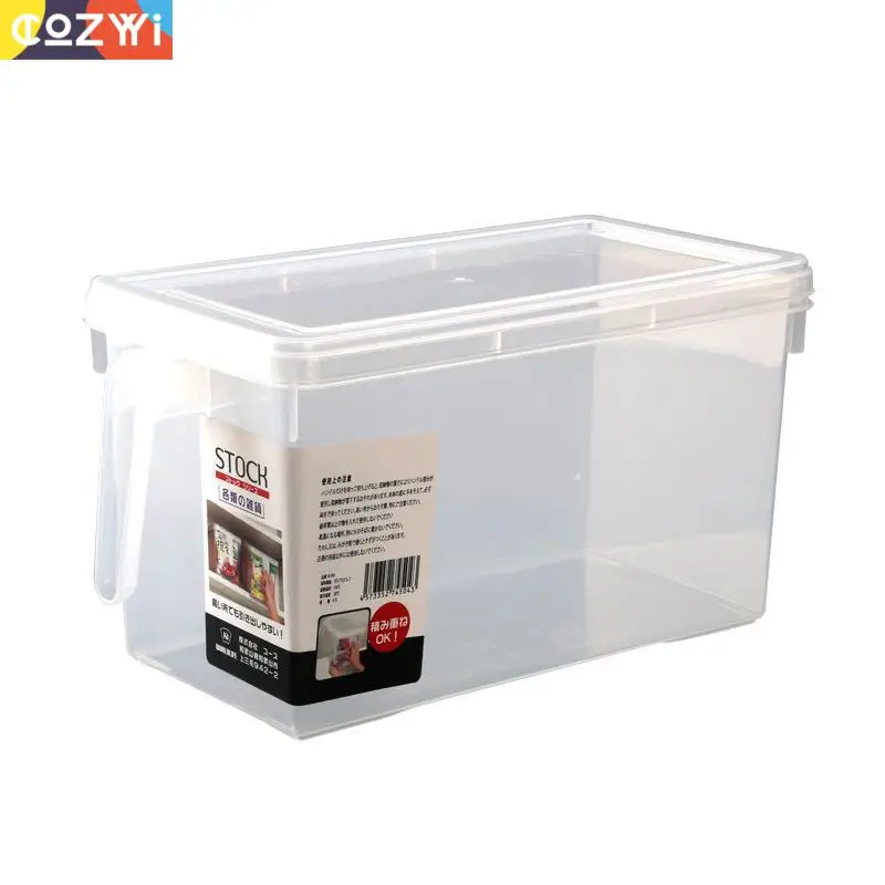 Transparent Food Container PP Material Sealed 4.7l Household Storage Box 63*47*67.5cm Pojemniki Kuchenne | Дом и сад