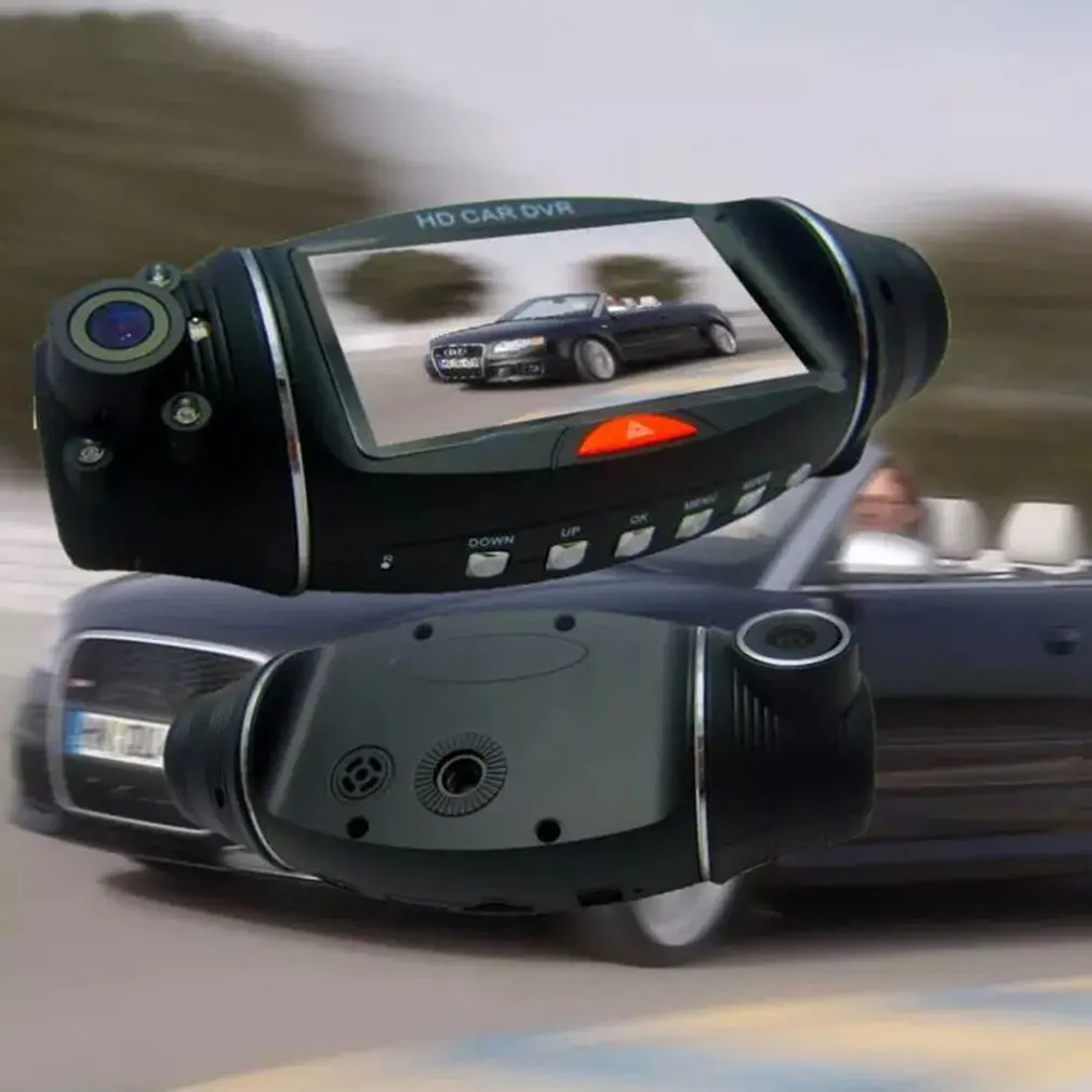1080P HD двойной объектив 140 градусов видеорегистратор gps Автомобильный видеорегистратор Камера g-сенсор ночное видение видеорегистратор заднего вида