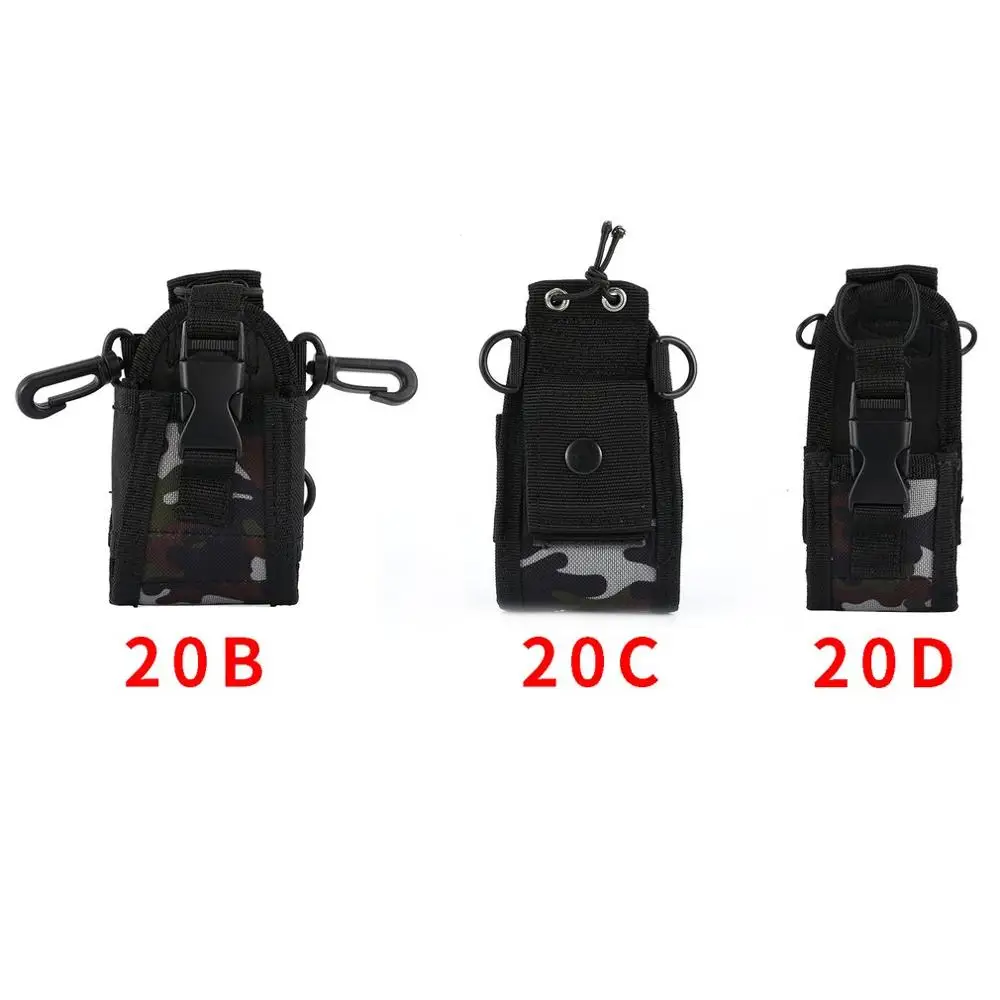 Nylon Multi-functional Case Holster Pouch for Baofeng TYT for Wouxun Kenwood for Motorola Icom Walkie Talkie