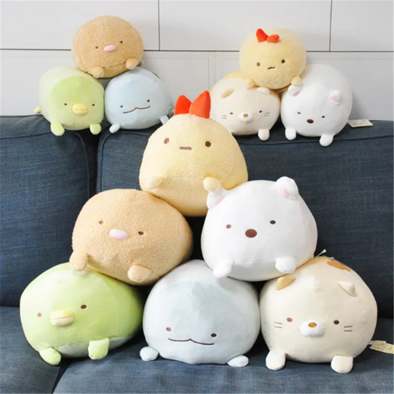 Японская анимация Sumikko Gurashi плюшевая игрушечная кошка Dinosaur Bear мягкая