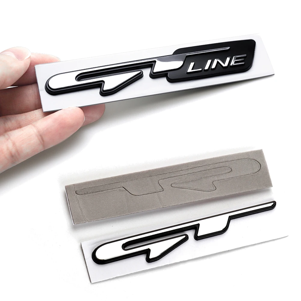 Автомобильная наклейка s GT Line 3D эмблема буквы наклейки декоративная на корпус