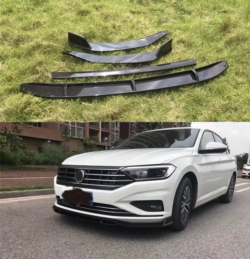 Спойлер для Volkswagen Sagitar Jetta 2019 2020 ABS передний спойлер переднего бампера защитные
